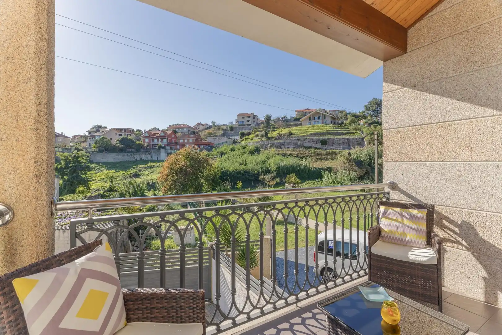 Terraza de Casa adosada en venta en Moaña con Calefacción, Terraza y Amueblado