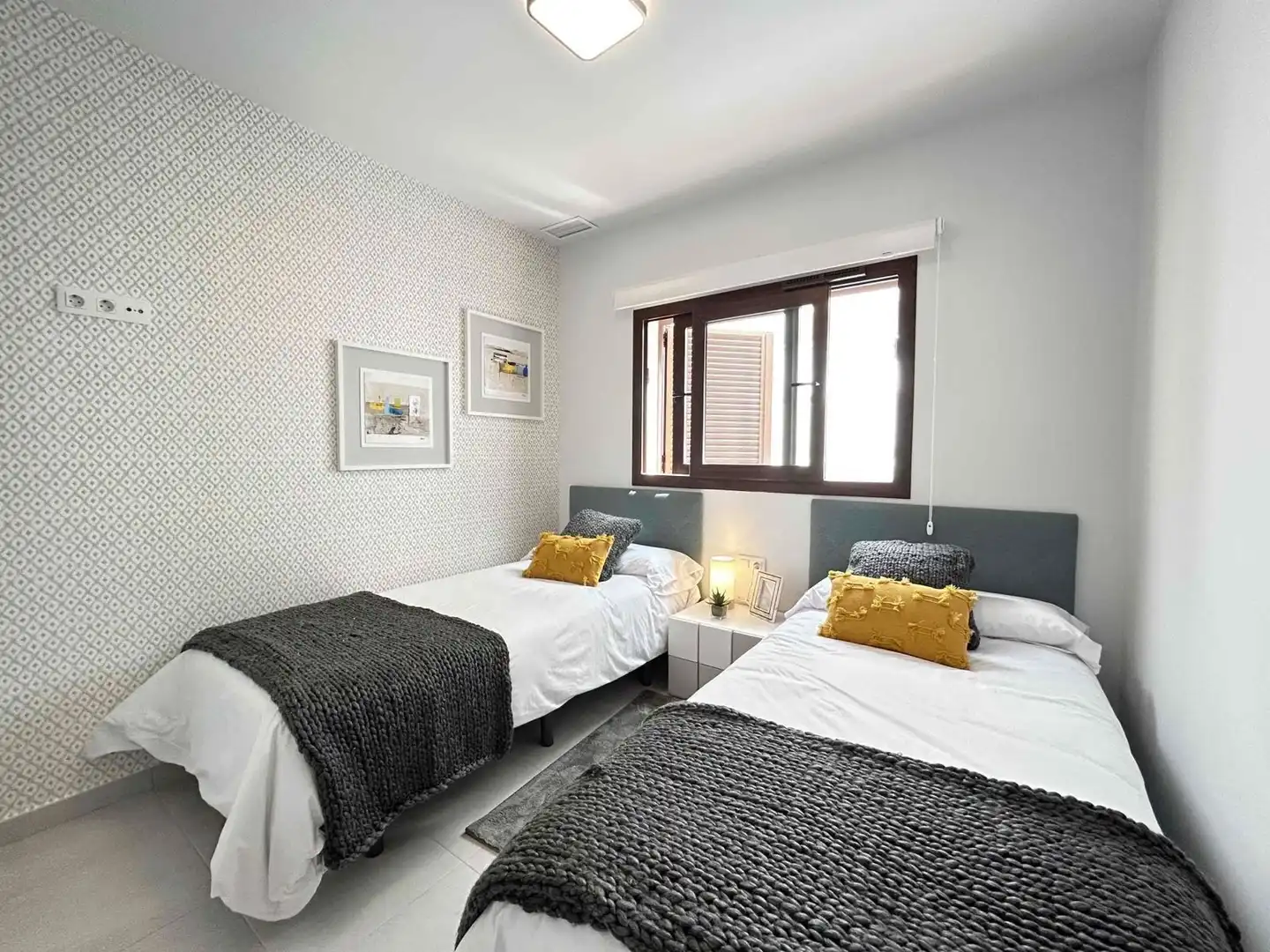 Schlafzimmer von Wohnung zum Verkauf in Pulpí mit Klimaanlage, Terrasse und Schwimmbad