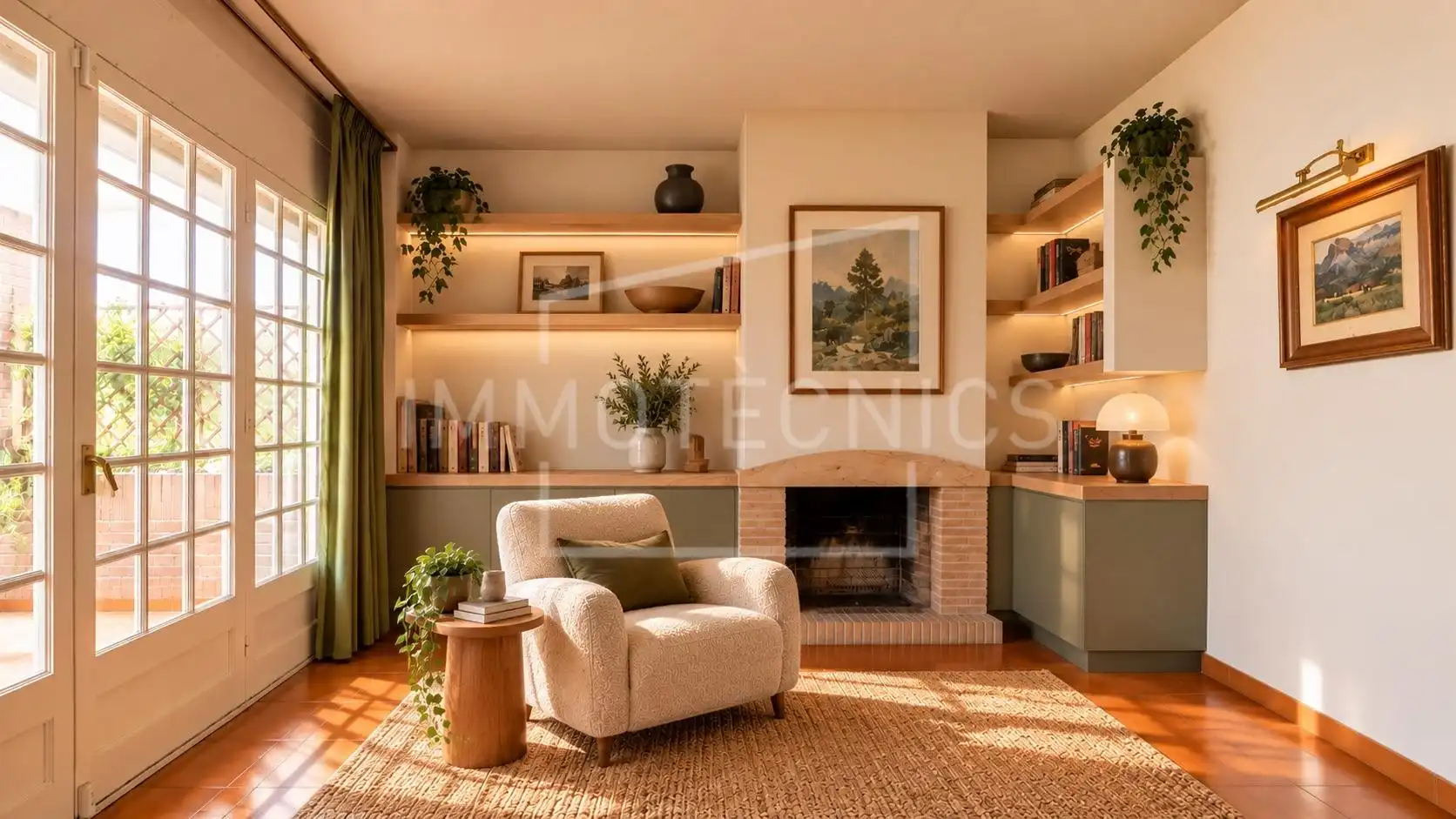 Sala d'estar de Casa o xalet en venda en Canet de Mar, Barcelona
