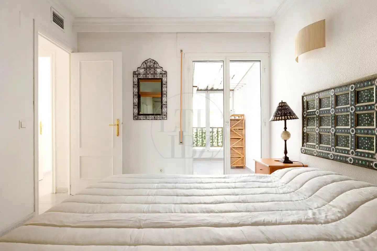 Schlafzimmer von Dachboden zur Miete in Eivissa mit Terrasse, Möbliert und Internet