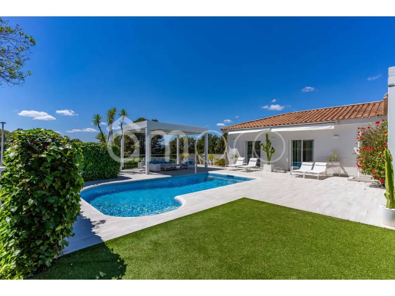 Garden of Houses for sale in Sant Pere de Ribes  with Air Conditioner, Private garden and Terrace