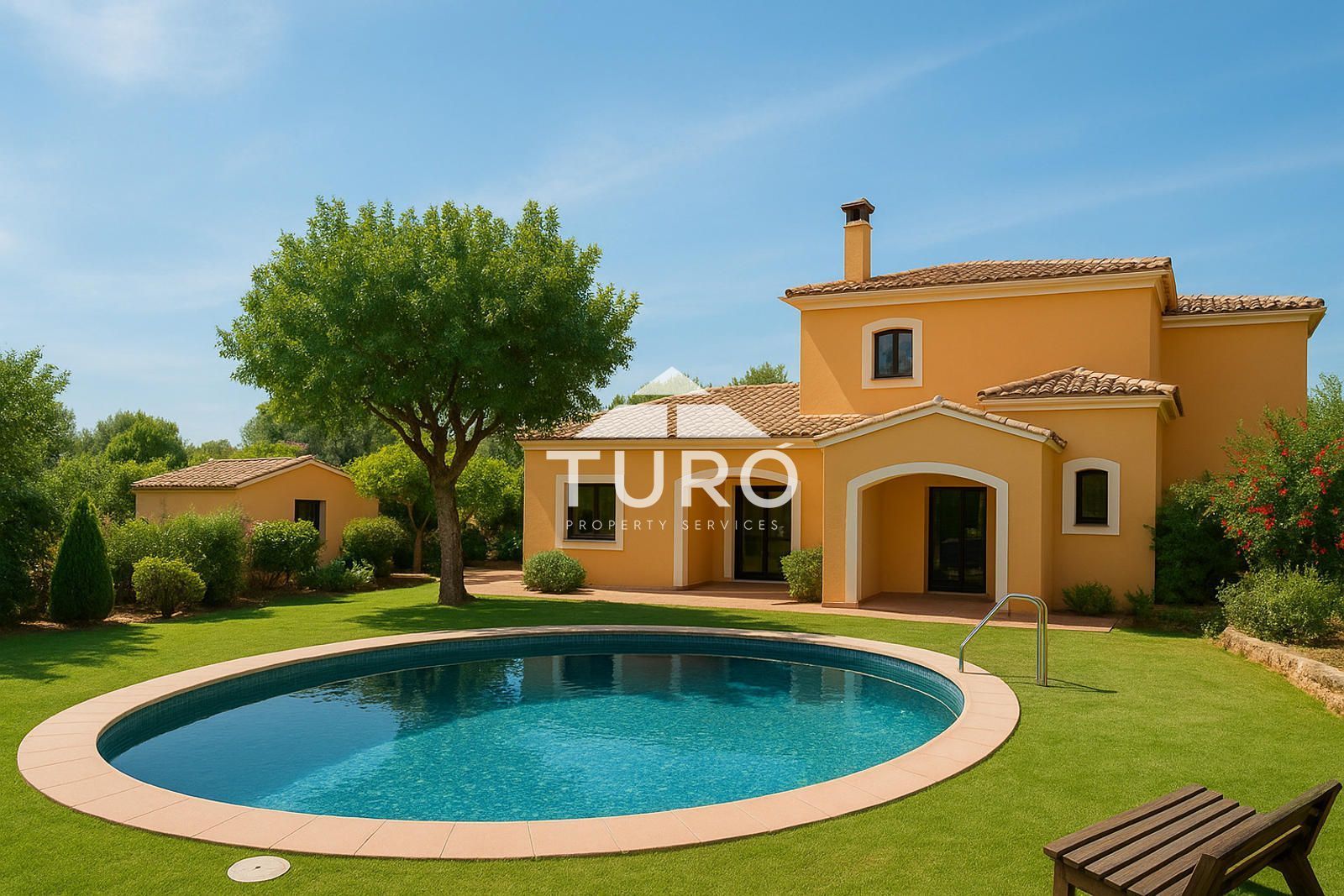 Exterior view of House or chalet for sale in Sant Julià de Ramis  with Air Conditioner, Heating and Swimming Pool