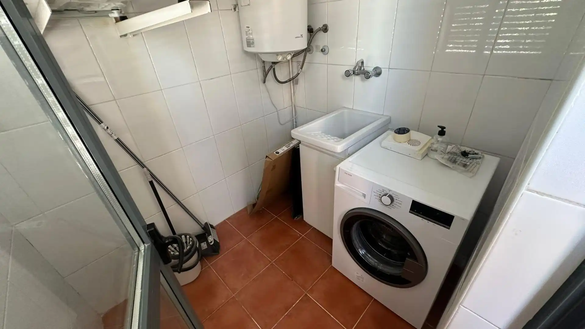 Cocina de Apartamento de alquiler en Castellón de la Plana / Castelló de la Plana con Aire acondicionado, Calefacción y Amueblado