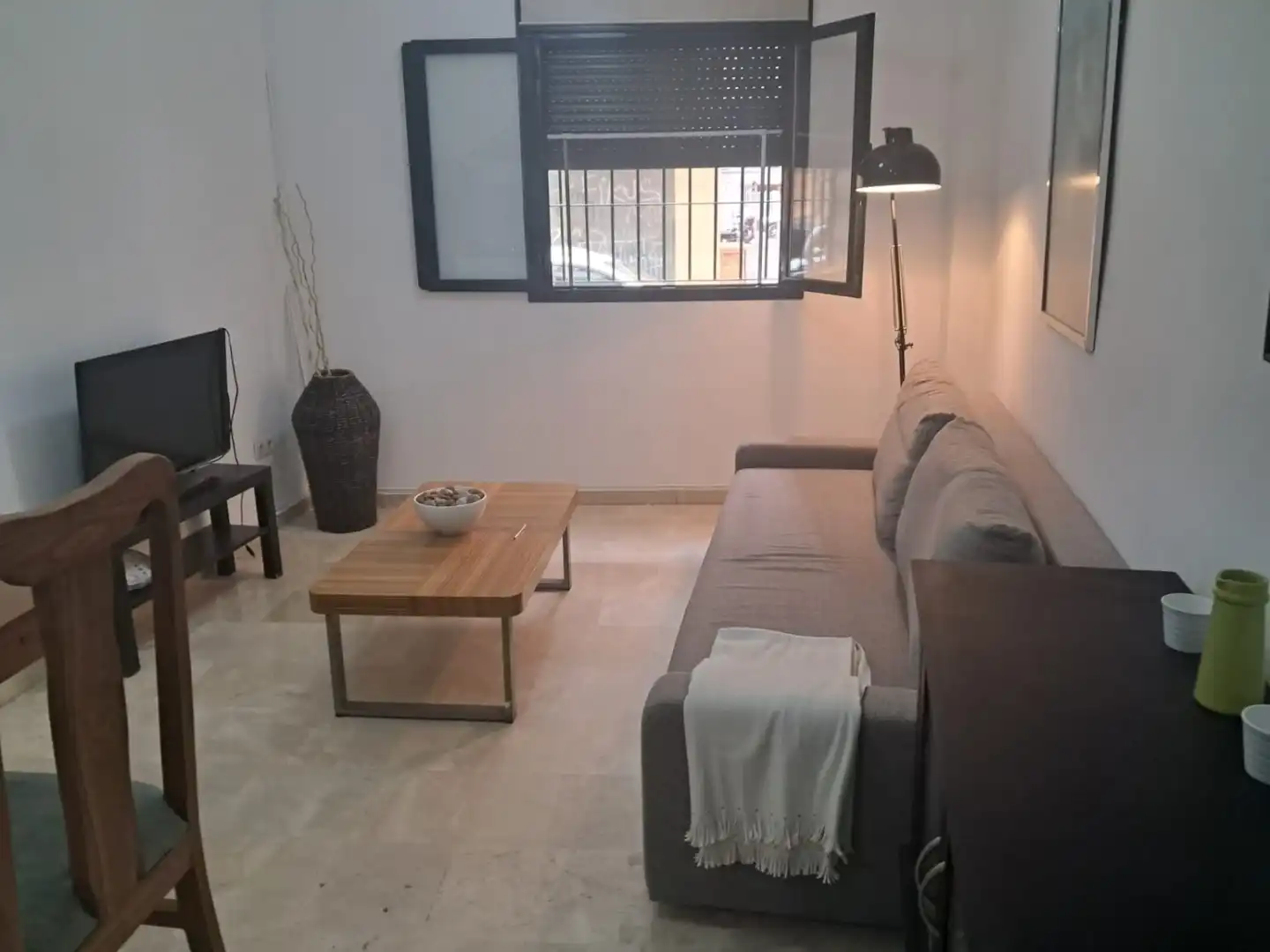 Sala d'estar de Apartament de lloguer en Málaga amb Piscina, Moblat i Rentadora