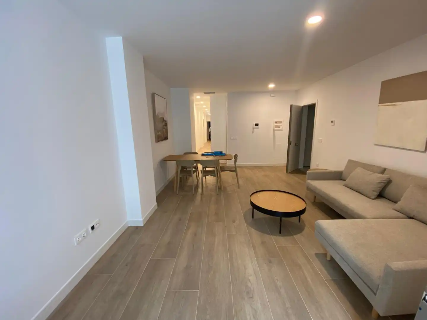 Sala d'estar de Pis de lloguer en Castellón de la Plana / Castelló de la Plana amb Aire condicionat i Moblat