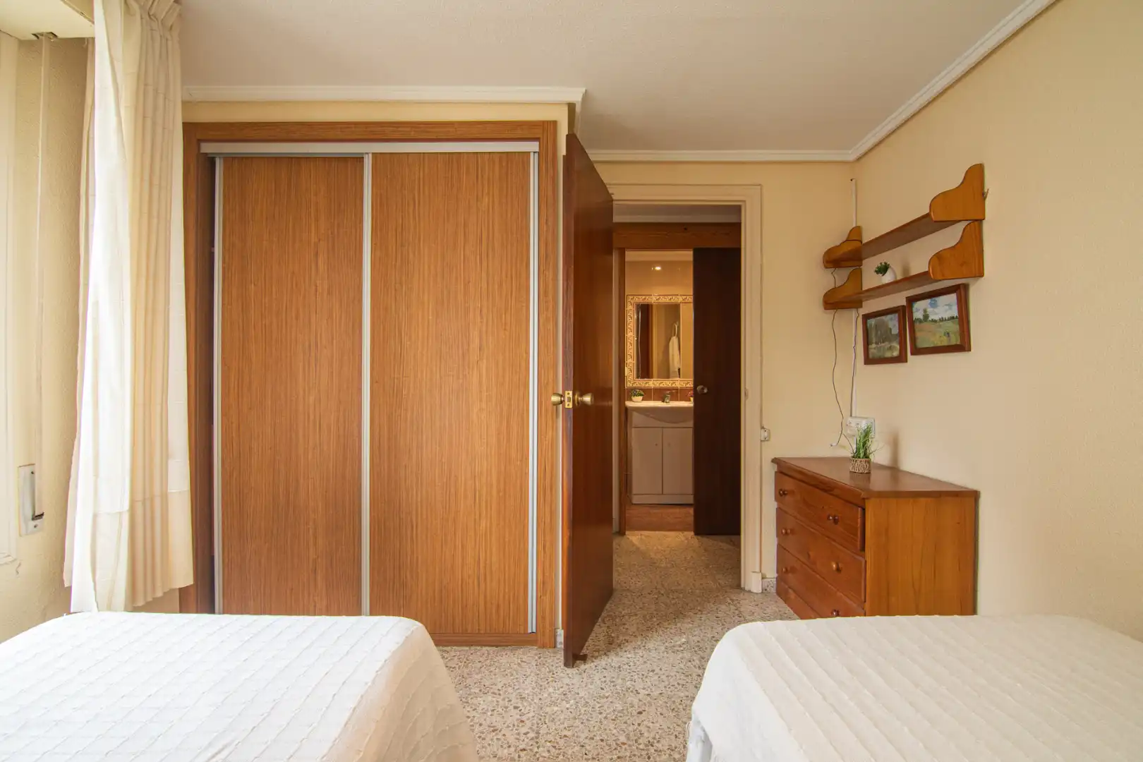 Bedroom of Flat for sale in Santa Pola  with Air Conditioner, Terrace and Furnished