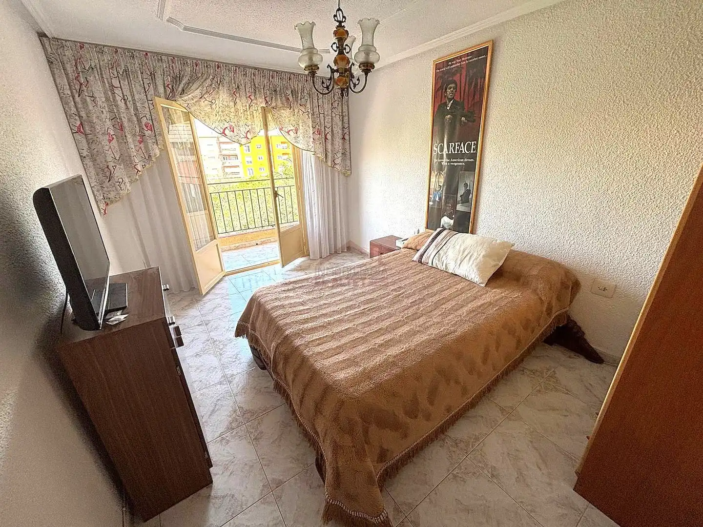 Bedroom of Flat for sale in Elche / Elx  with Furnished, Oven and Balcony