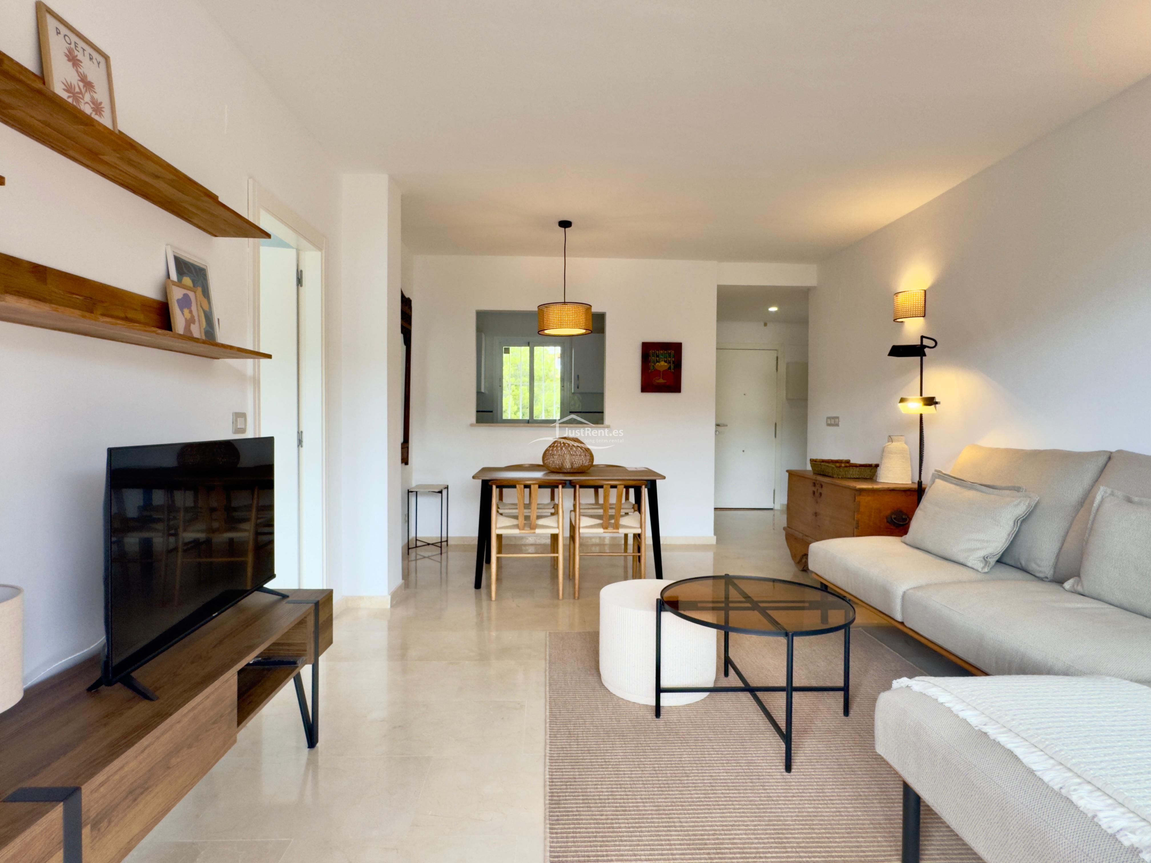 Living room of Flat to rent in Altea  with Air Conditioner, Private garden and Terrace