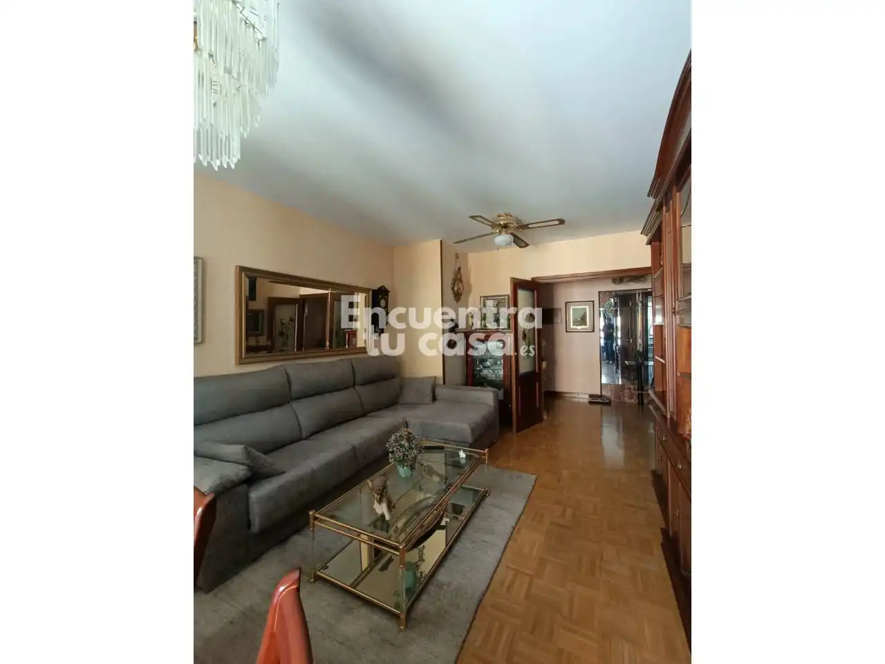 Sala de estar de Apartamento en venta en Miranda de Ebro con Calefacción, Parquet y Trastero