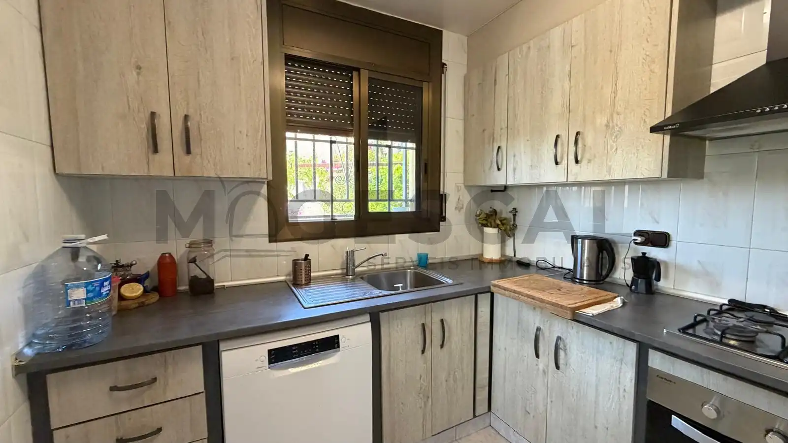 Küche von Wohnung zum Verkauf in Caldes de Montbui mit Heizung, Terrasse und Abstellraum