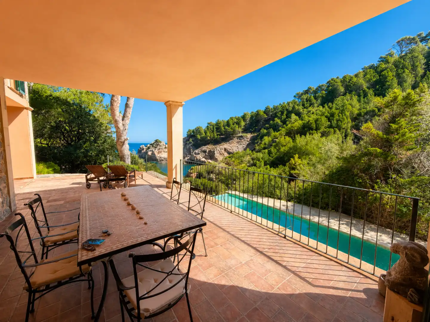 Terraza de Casa o chalet de alquiler en Deià con Aire acondicionado, Calefacción y Jardín privado