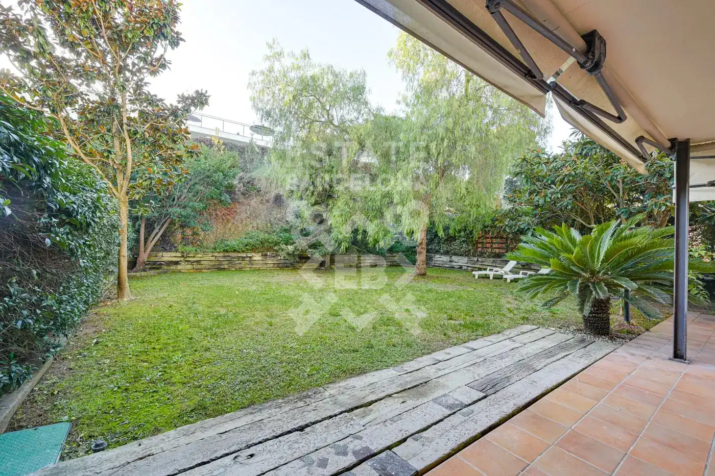 Garten von Wohnung zum Verkauf in Lloret de Mar mit Klimaanlage, Heizung und Privatgarten