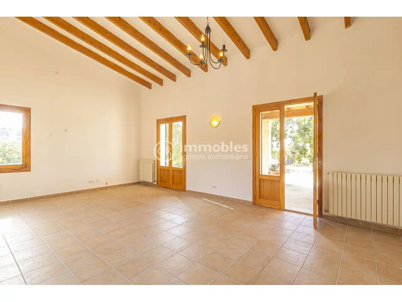 Sala de estar de Casa o chalet de alquiler en Alaró con Aire acondicionado, Calefacción y Jardín privado