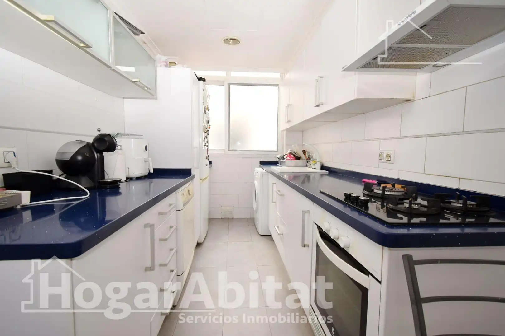 Küche von Wohnung zum Verkauf in Valencia mit Klimaanlage, Heizung und Abstellraum