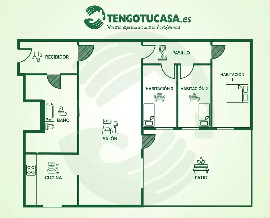 Piso en venta en Madrid con Calefacción, Trastero y Amueblado