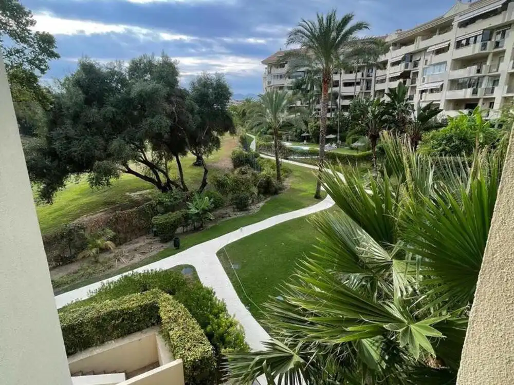 Exterior view of Attic for rent in Marbella  with Air Conditioner, Terrace and Swimming Pool