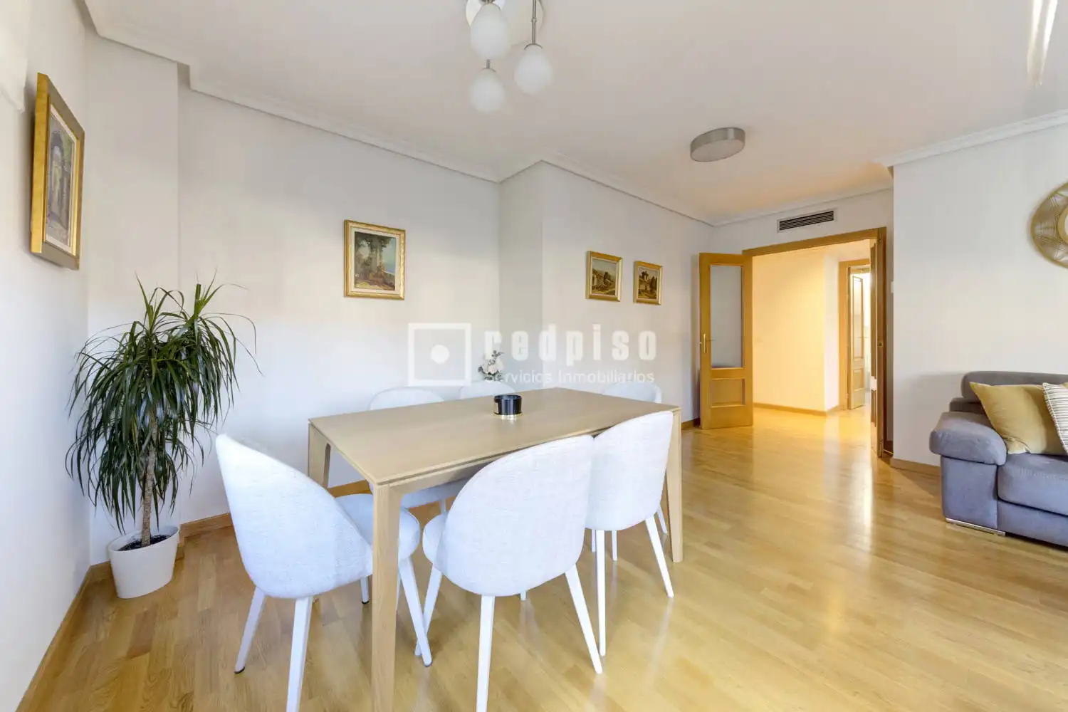 Esszimmer von Wohnung zum Verkauf in Boadilla del Monte mit Klimaanlage, Heizung und Privatgarten