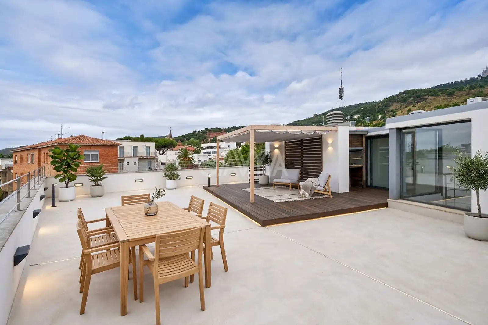 Terraza de Casa o chalet en venta en Barcelona con Aire acondicionado, Terraza y Trastero
