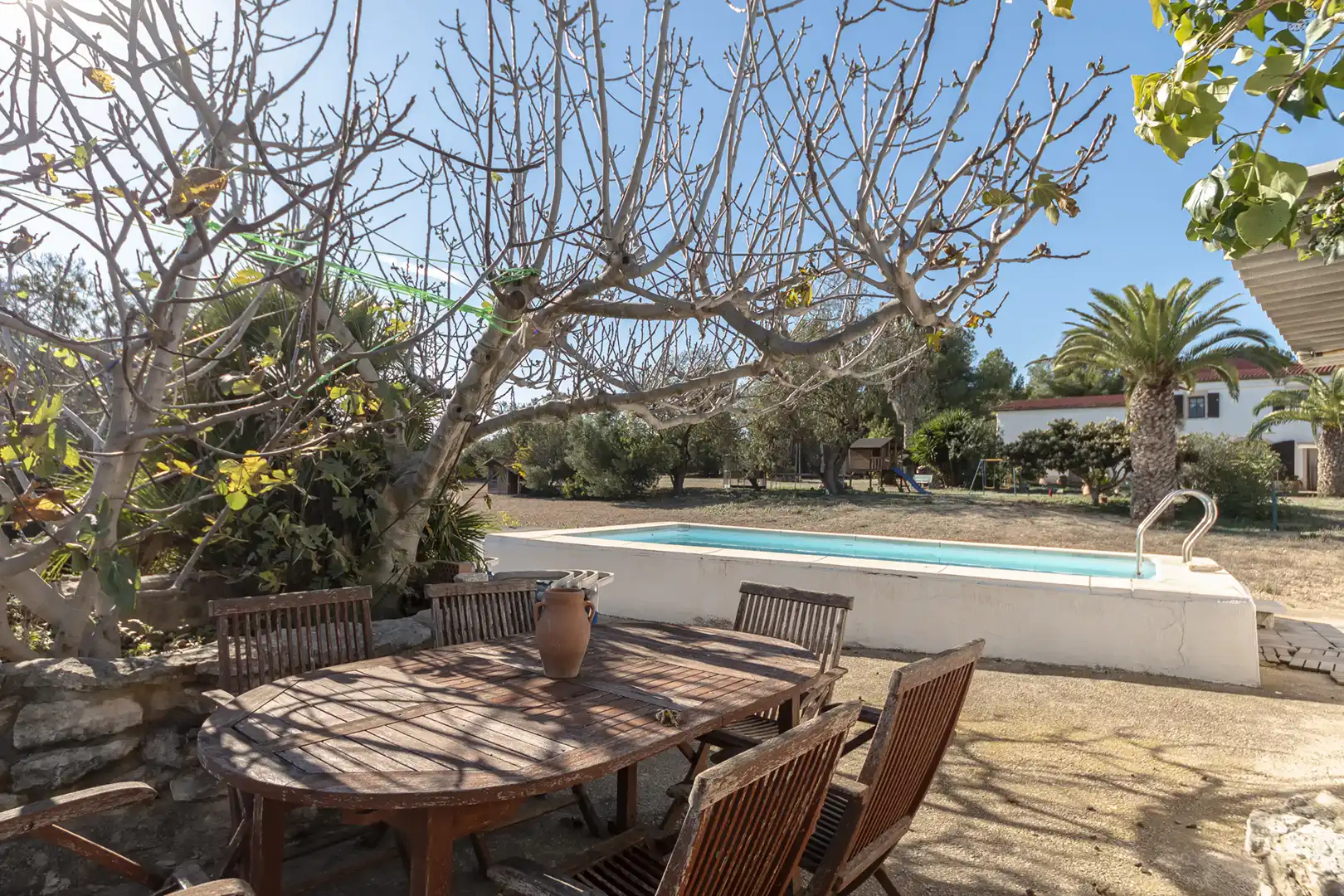 Jardí de Finca rústica en venda en Banyeres del Penedès amb Jardí privat, Parquet i Piscina