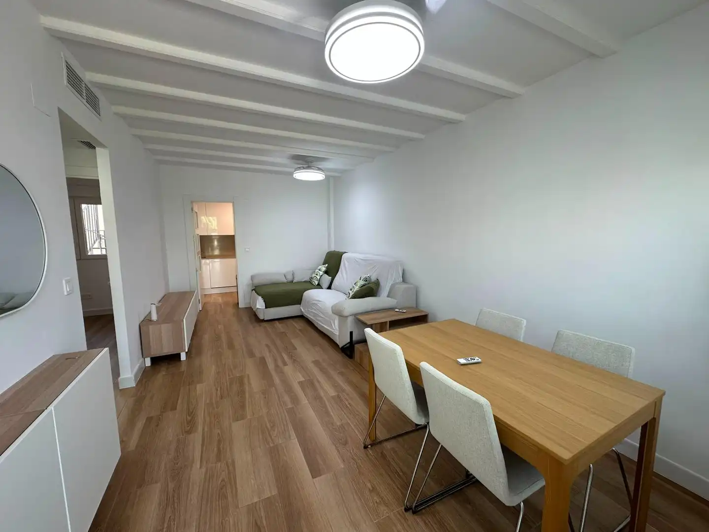 Living room of Houses for rent in Santa Pola  with Air Conditioner, Furnished and Community pool