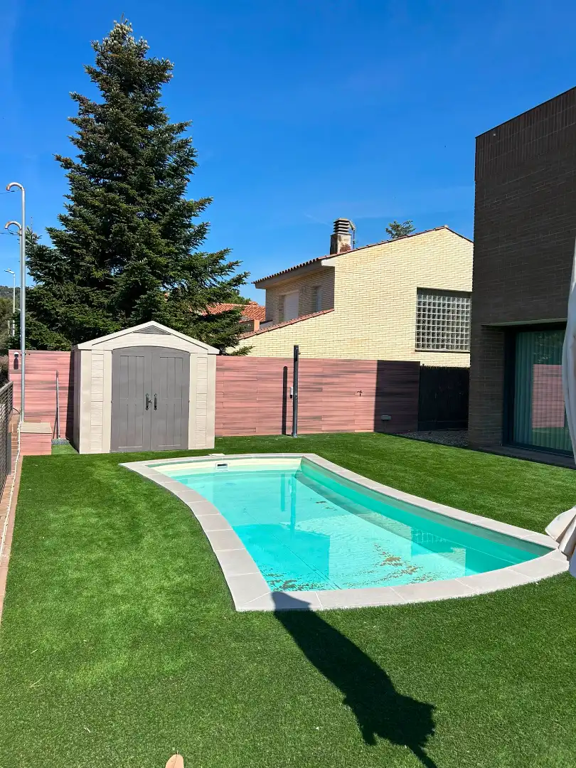Swimming pool of Houses for sale in Viladecavalls  with Air Conditioner, Heating and Private garden