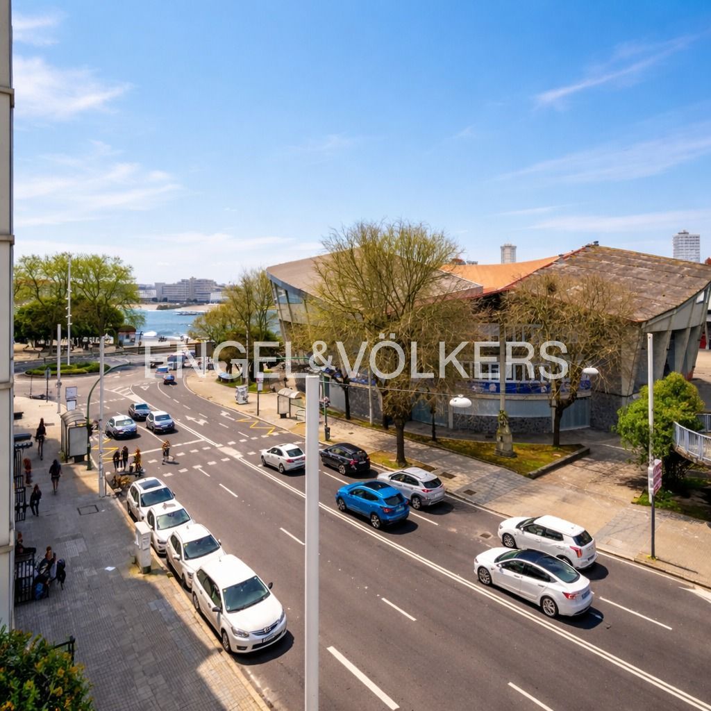 Vista exterior de Piso en venta en A Coruña Capital  con Calefacción y Parquet