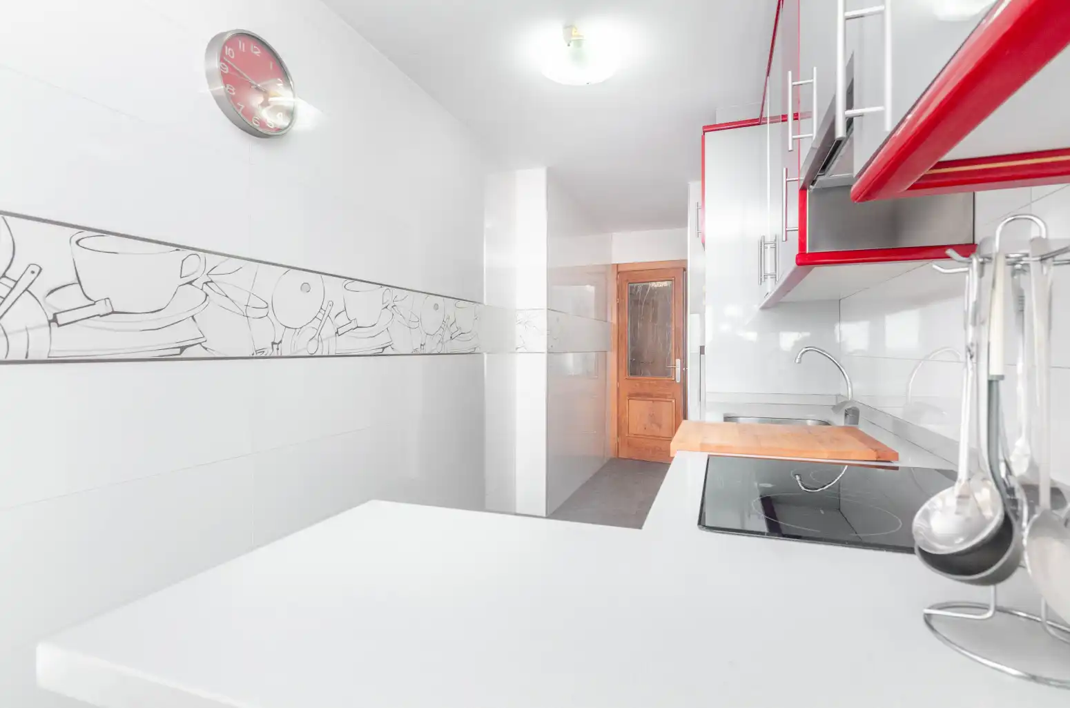 Kitchen of Flat for sale in Tineo  with Heating, Parquet flooring and Furnished
