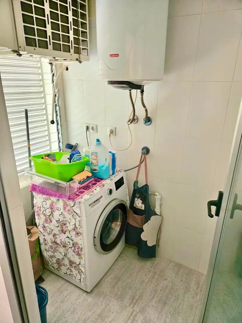 Bathroom of Flat for sale in Villajoyosa / La Vila Joiosa  with Air Conditioner, Private garden and Terrace