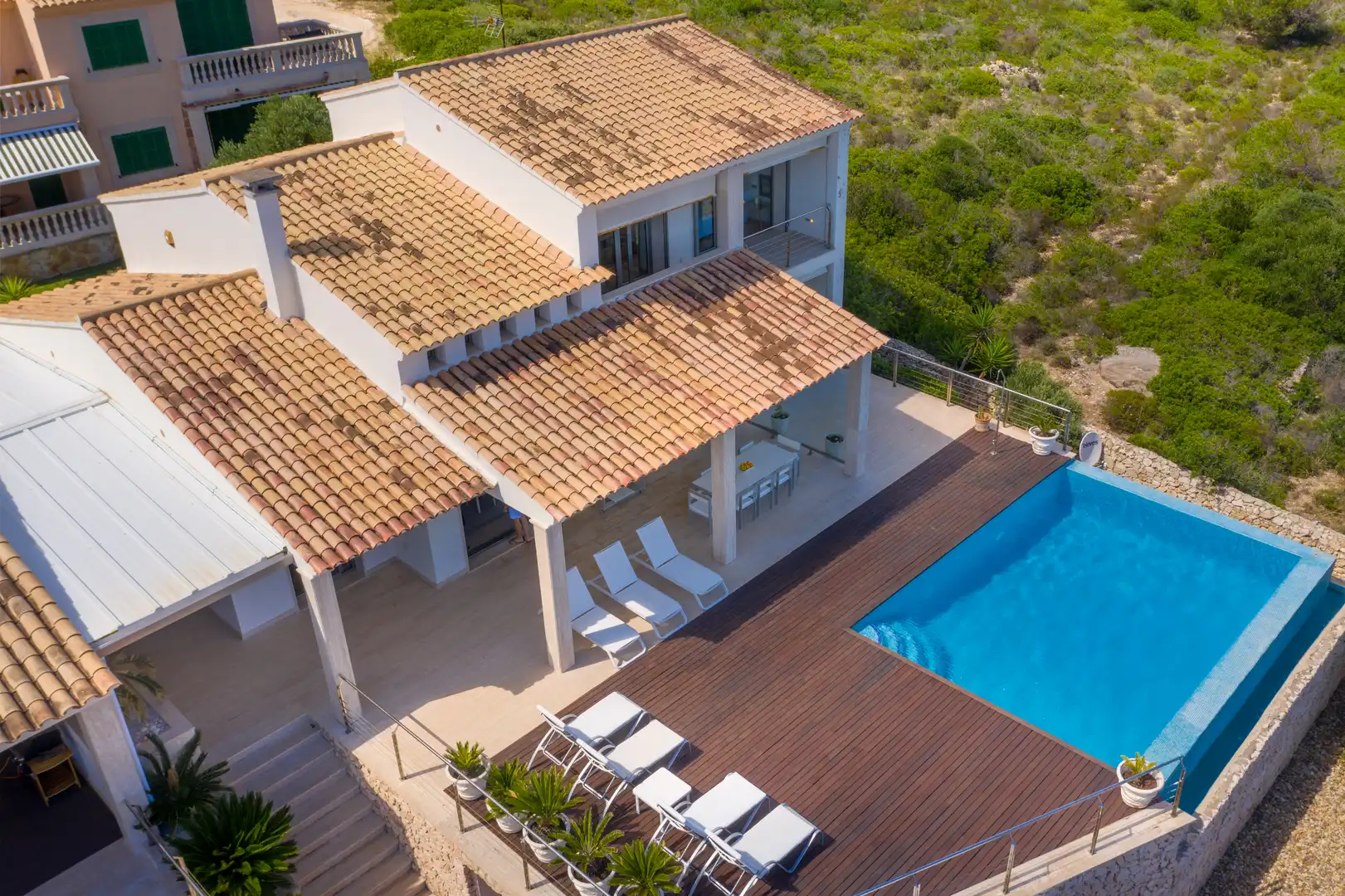 Terrassa de Finca rústica en venda en Manacor amb Aire condicionat i Piscina