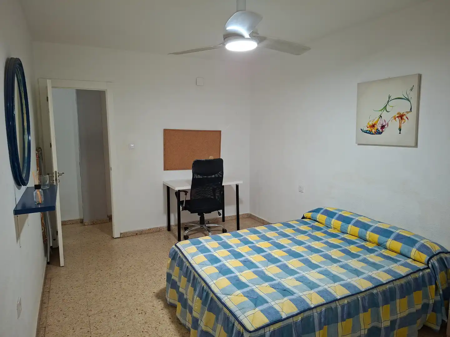 Bedroom of Flat for rent in Valencia  with Air Conditioner, Furnished and Oven