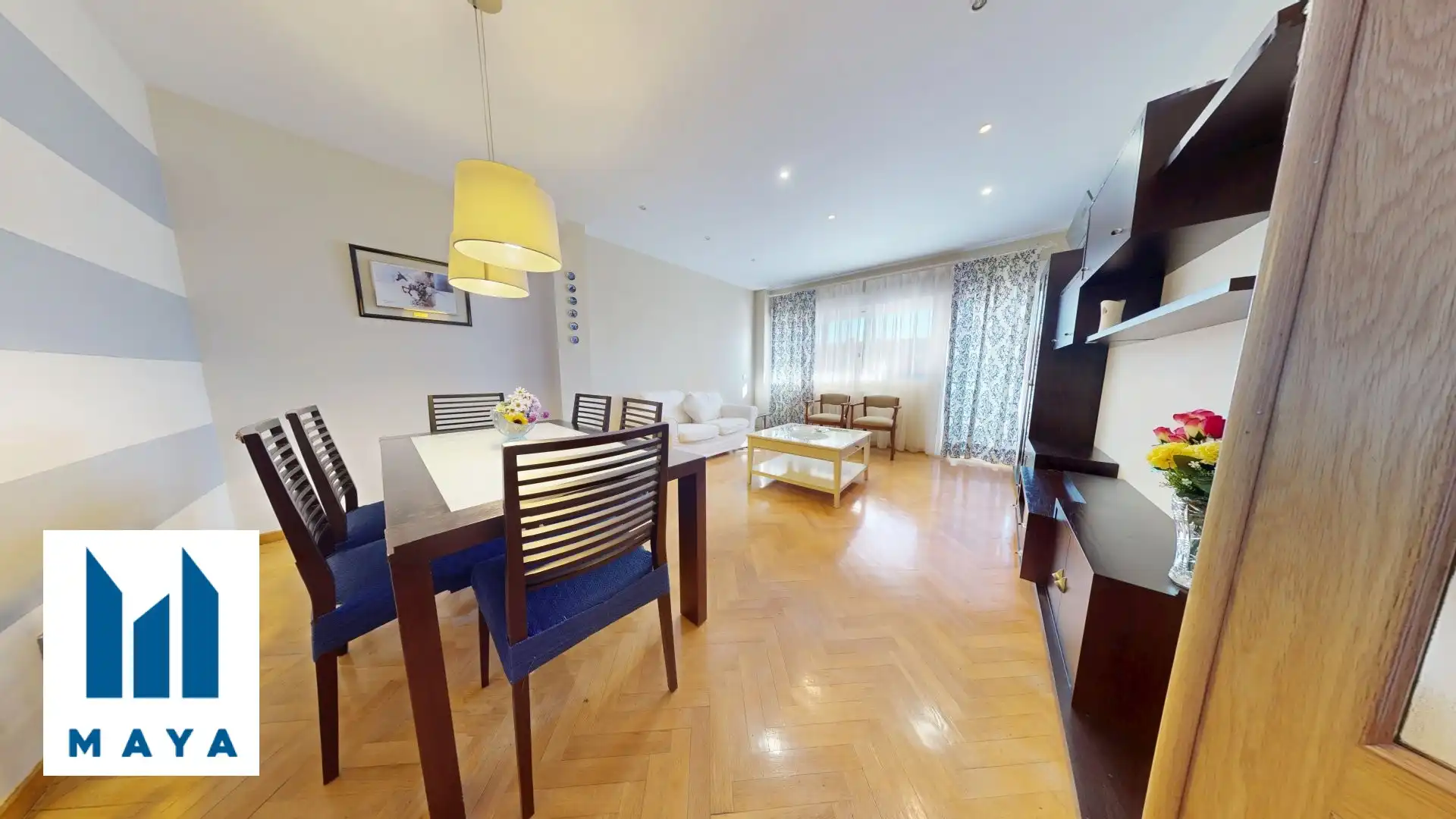 Wohnzimmer von Wohnung zur Miete in Leganés mit Klimaanlage, Heizung und Terrasse