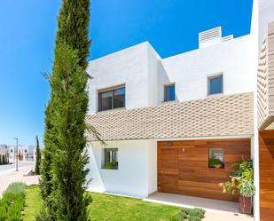 Exterior view of Single-family semi-detached for sale in Mijas  with Air Conditioner, Heating and Private garden