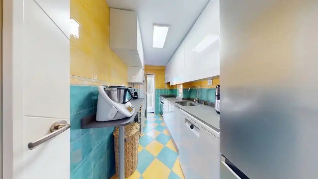 Kitchen of Flat for sale in Madrid  with Air Conditioner, Heating and Terrace