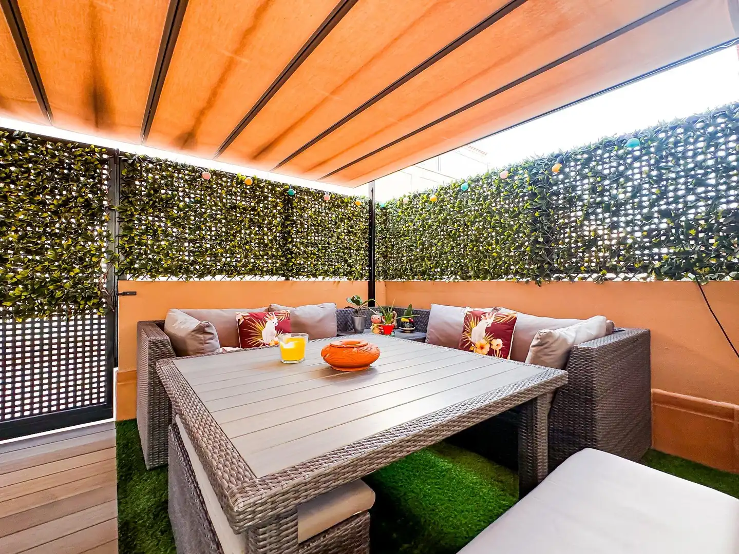 Terrace of Houses for sale in Santiago del Teide  with Air Conditioner, Private garden and Terrace