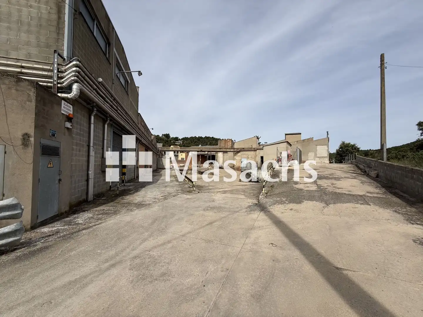 Exterior view of Industrial buildings for sale in Avinyó