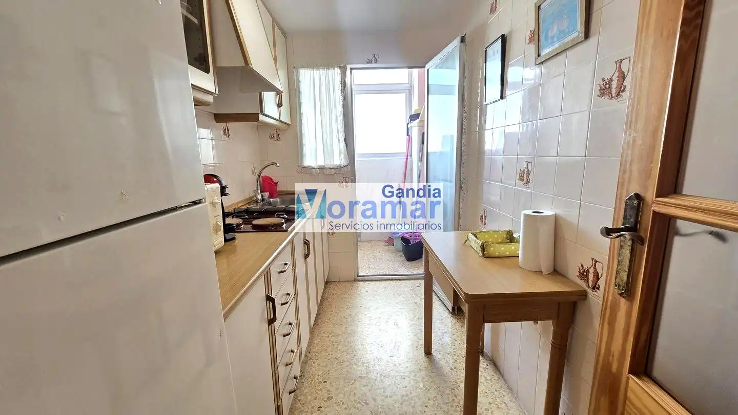 Küche von Wohnungen zur Miete in Miramar mit Heizung, Terrasse und Möbliert