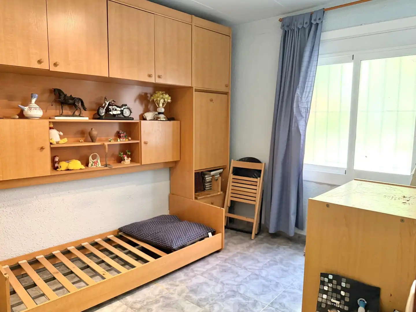 Schlafzimmer von Wohnung zum Verkauf in Guardiola de Berguedà mit Möbliert, Fernseher und Balkon