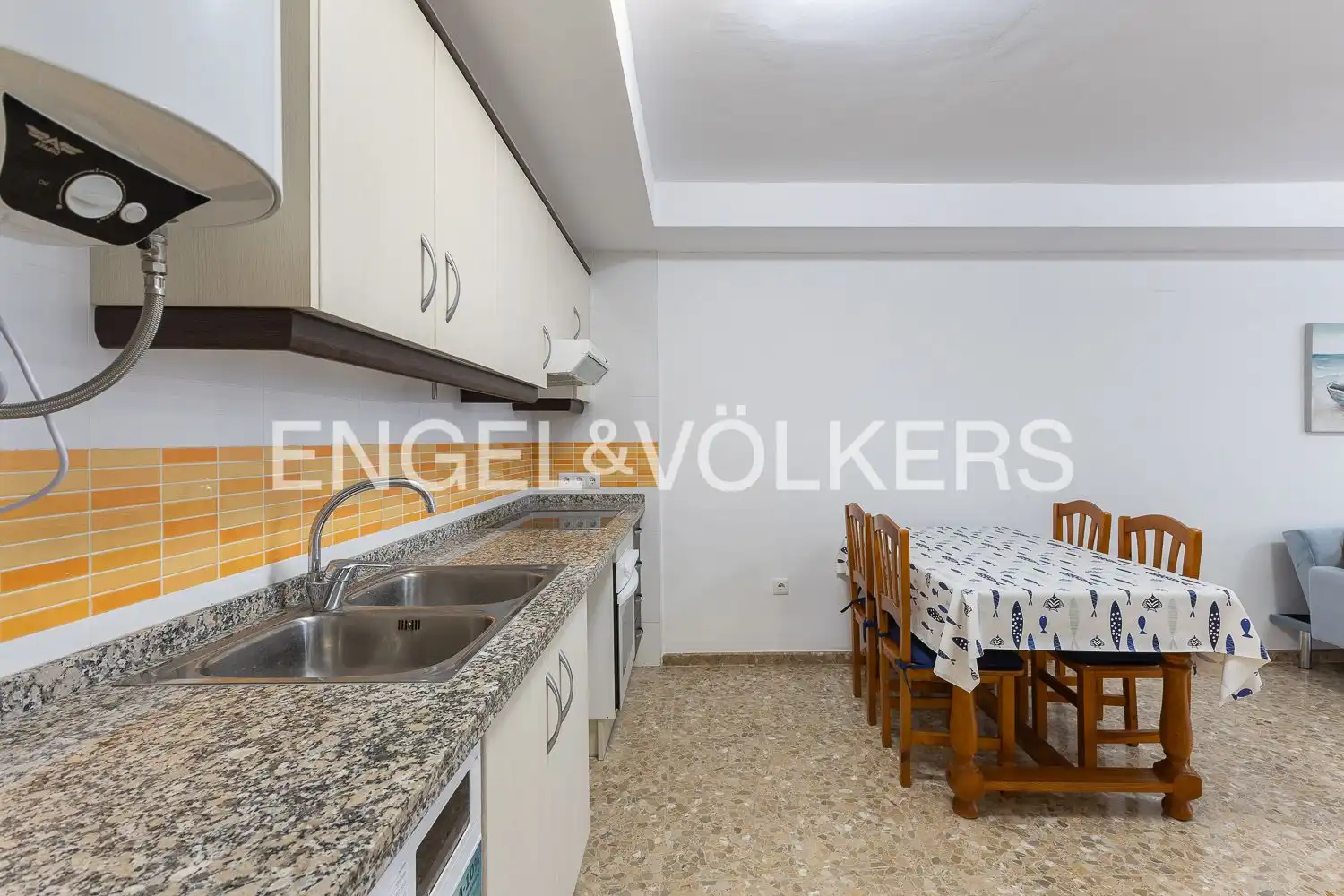 Cocina de Piso de alquiler en Sagunto / Sagunt con Aire acondicionado, Calefacción y Parquet