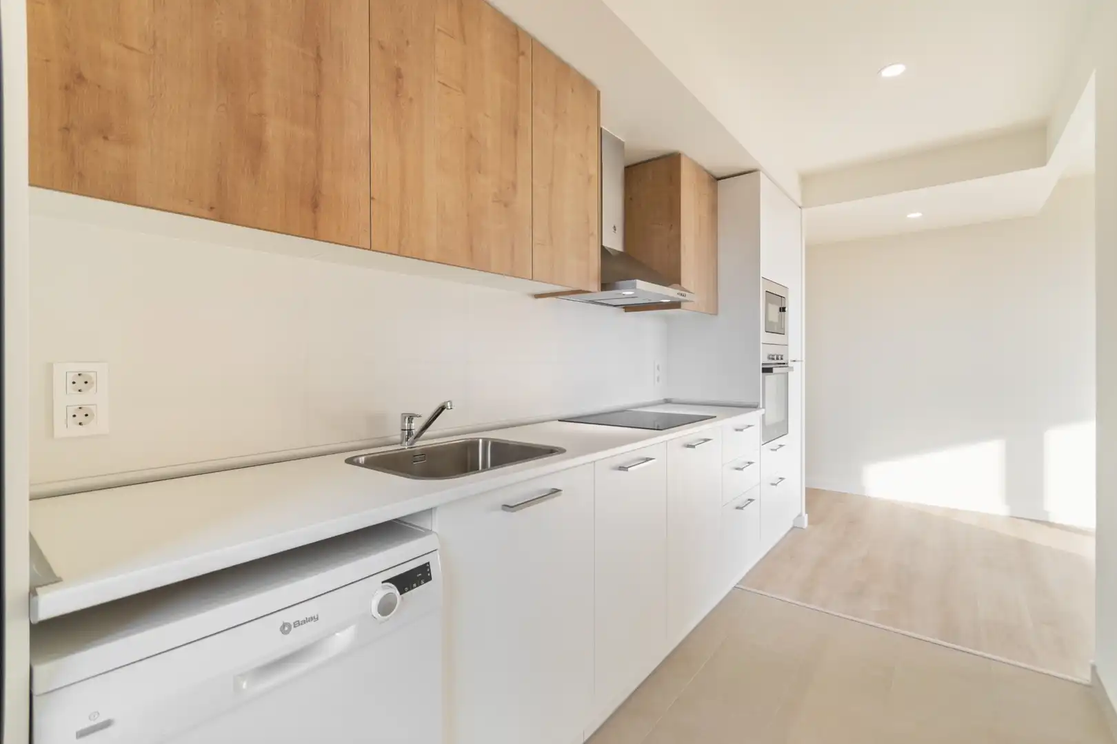 Küche von Wohnung zur Miete in Esplugues de Llobregat mit Klimaanlage, Heizung und Terrasse