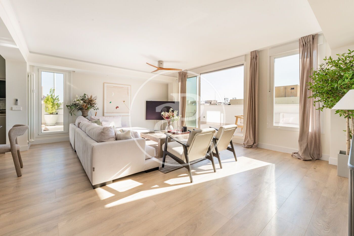 Sala de estar de Ático en venta en Aielo de Malferit con Aire acondicionado, Calefacción y Terraza