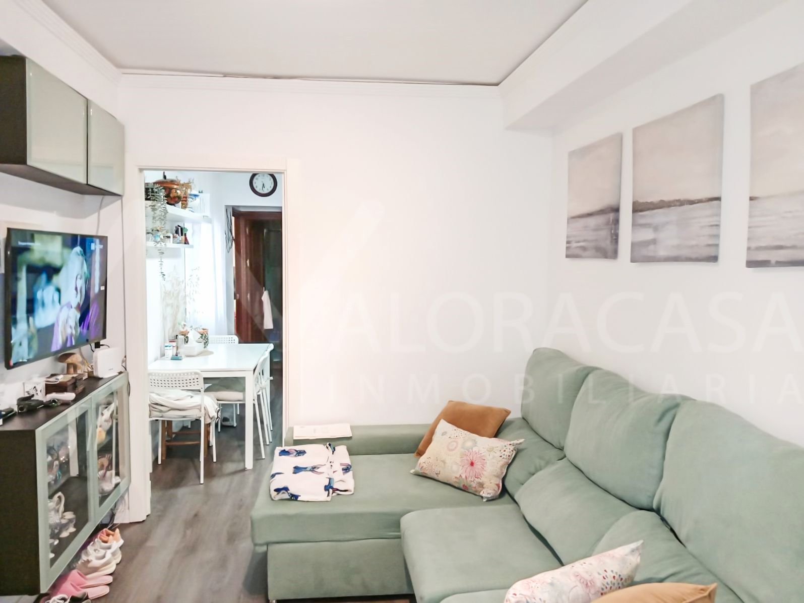 Sala d'estar de Pis de lloguer en Málaga Capital amb Aire condicionat, Moblat i Forn
