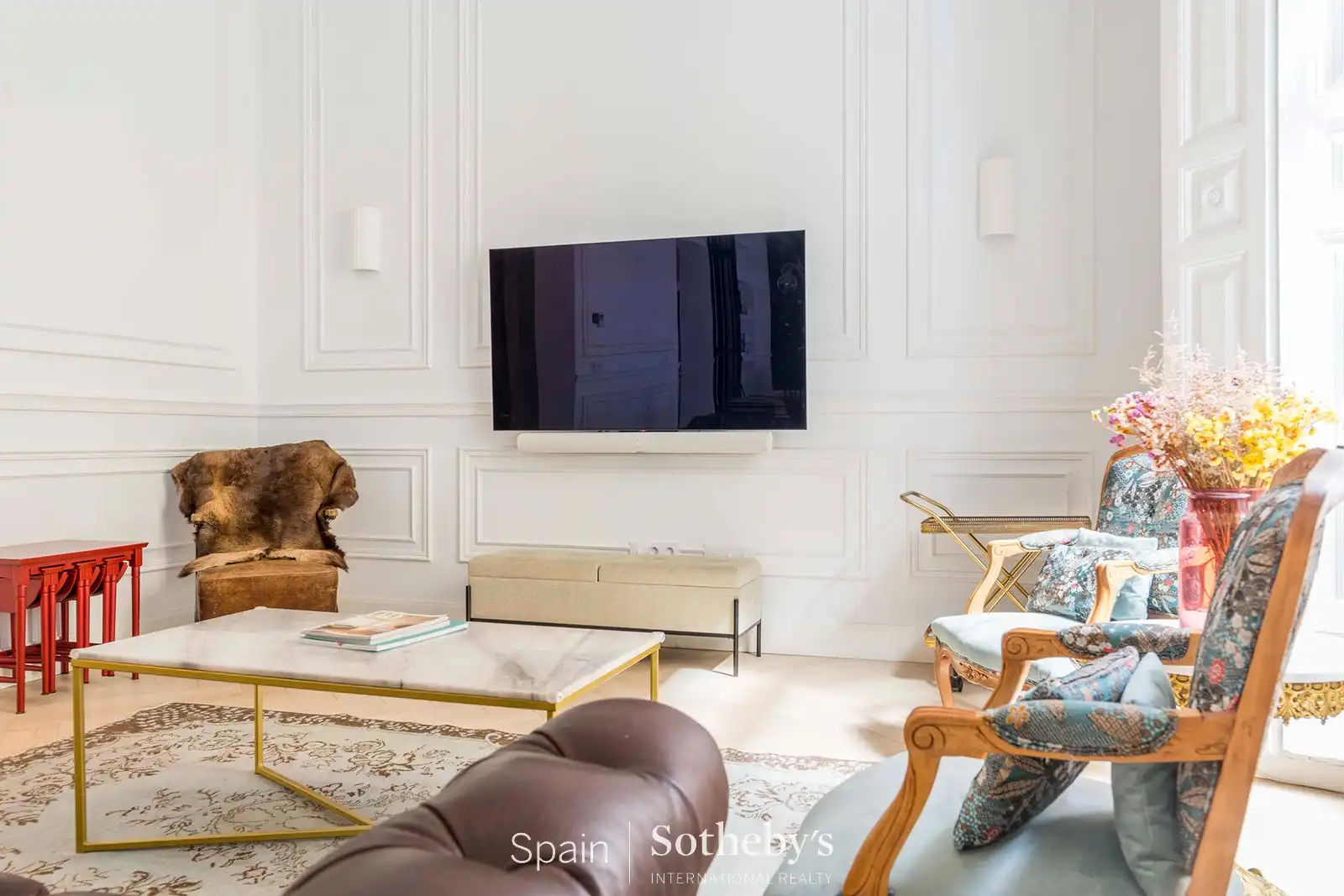 Sala de estar de Apartamento en venta en Madrid con Aire acondicionado, Calefacción y Terraza