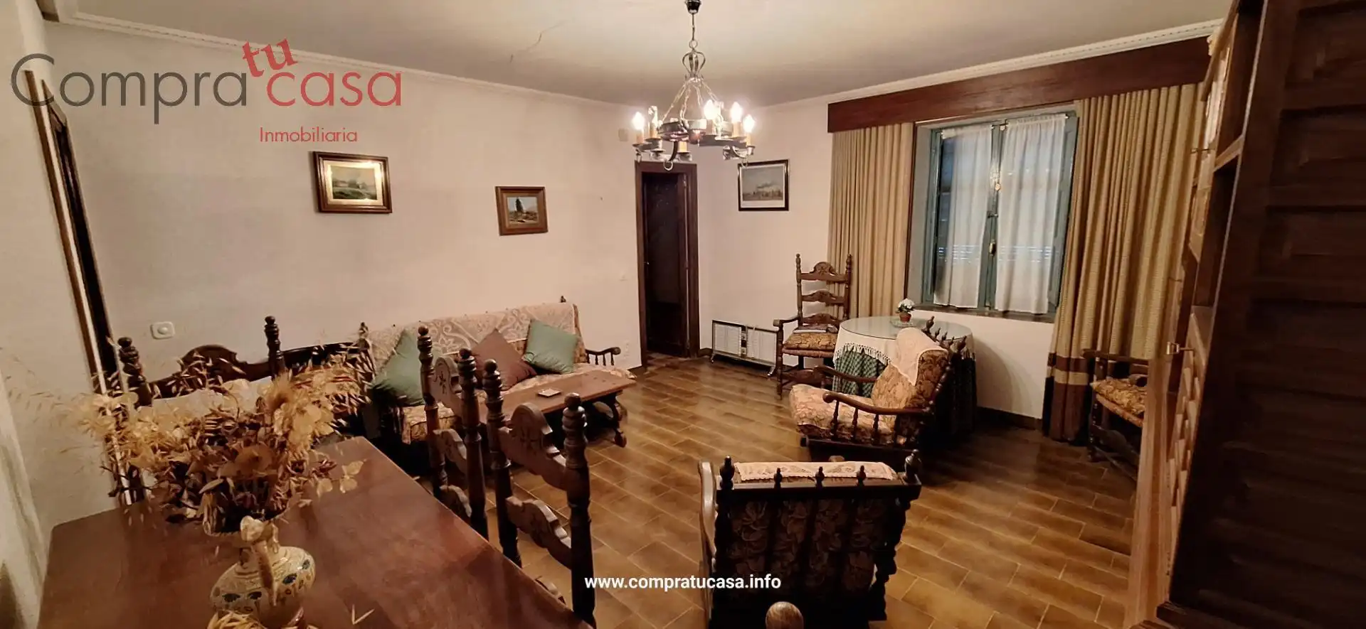 Living room of Houses for sale in Otero de Herreros  with Private garden, Storage room and Furnished