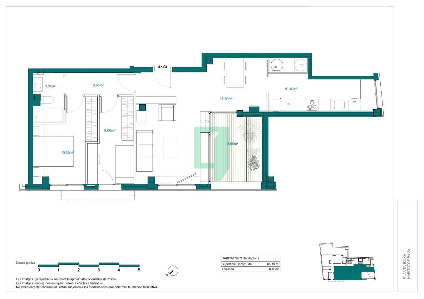 Piso en venta en Badalona con Balcón