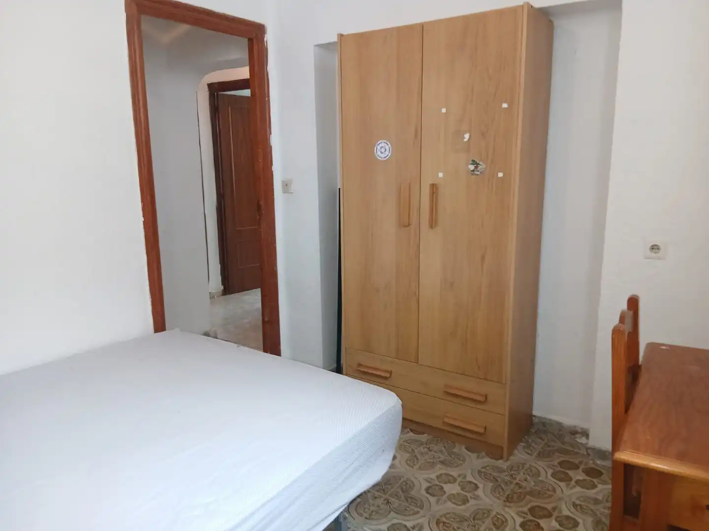Bedroom of Flat for rent in Granada  with Terrace, Furnished and Washing machine