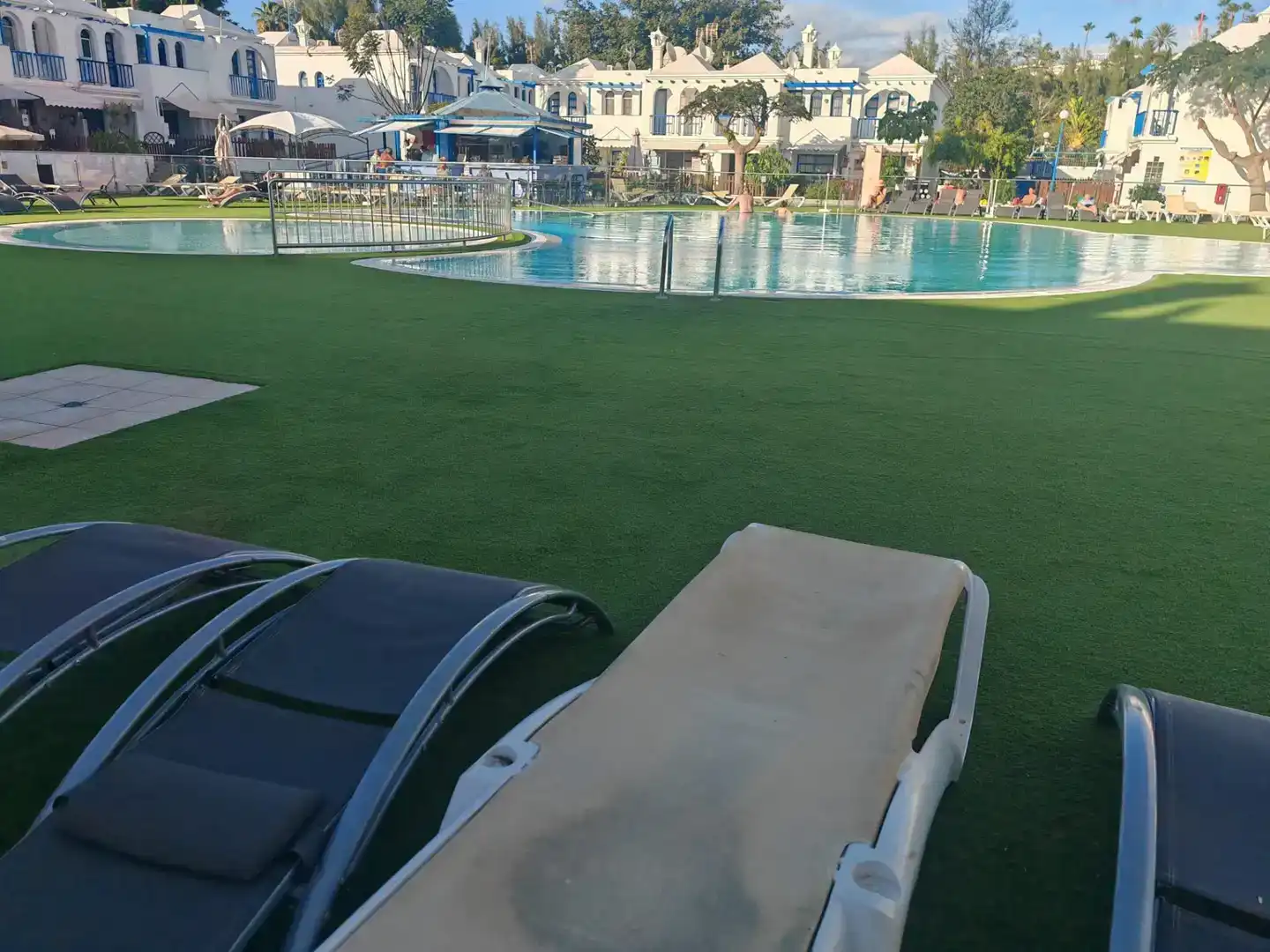 Piscina de Apartament en venda en San Bartolomé de Tirajana amb Aire condicionat, Piscina i Moblat