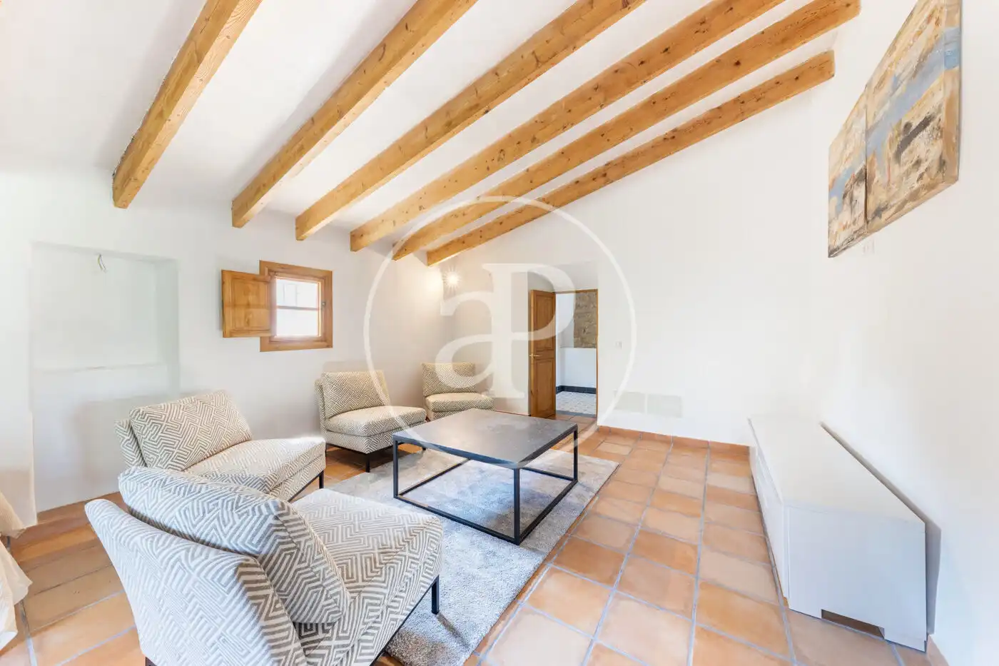 Sala d'estar de Casa o xalet de lloguer en  Palma de Mallorca amb Aire condicionat, Calefacció i Jardí privat