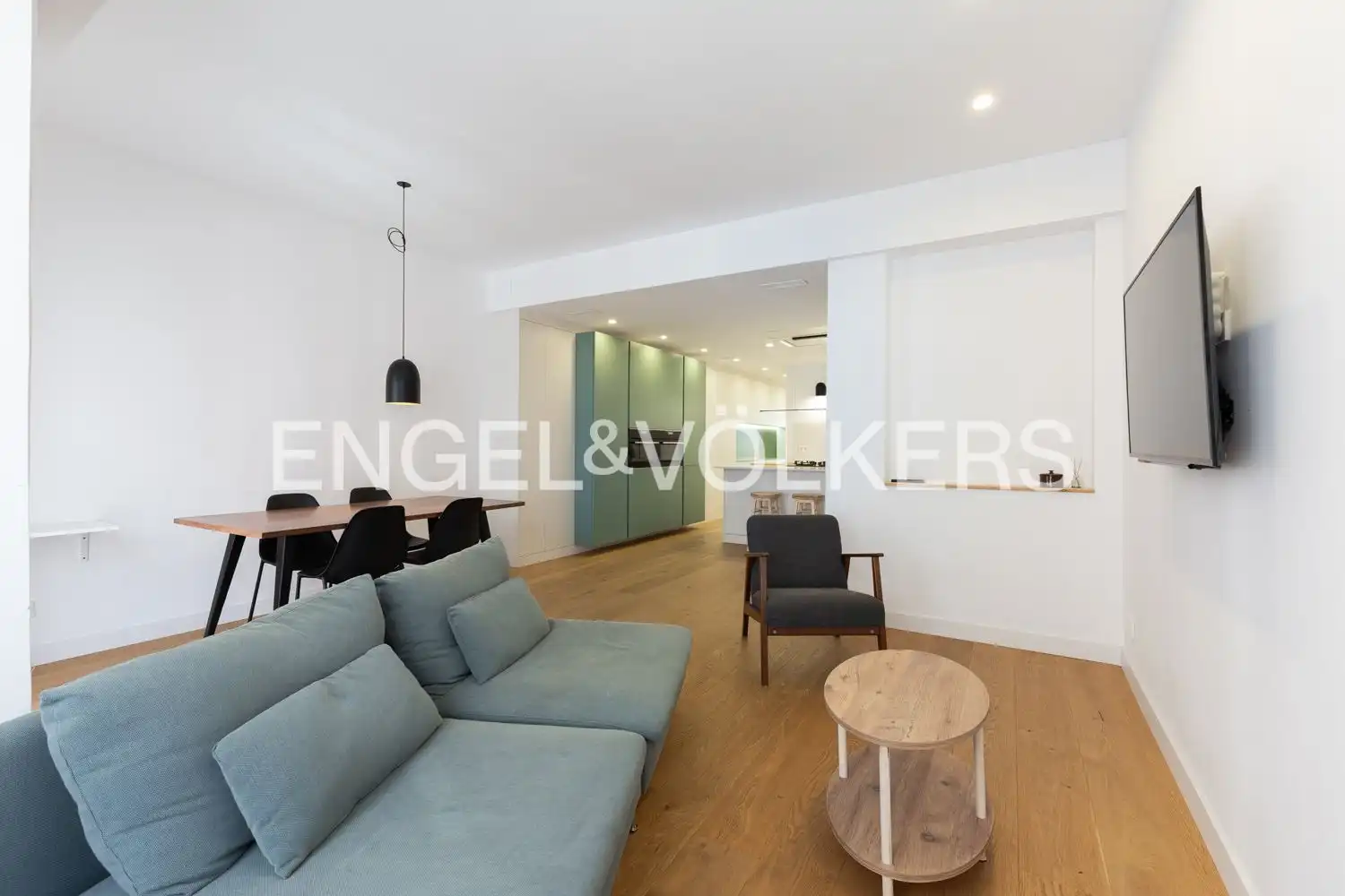 Sala de estar de Piso de alquiler en Valencia con Aire acondicionado, Calefacción y Balcón