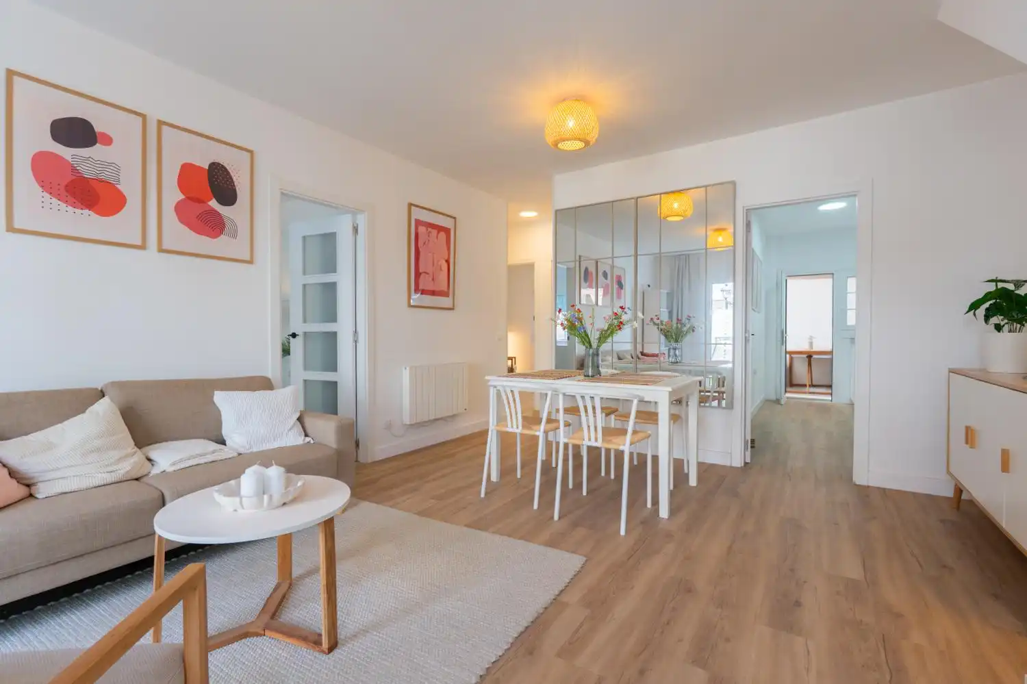Menjador de Apartament en venda en La Orotava amb Calefacció, Jardí privat i Terrassa