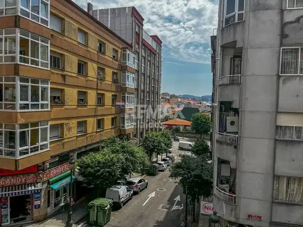 Exterior view of Flat for sale in Vigo   with Heating, Parquet flooring and Terrace